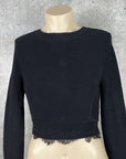 Zara Cropped Knit Jumper - S