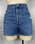 Levi's Ribcage Denim Shorts - 7/25