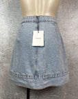 Mineral Denim Mini Skirt - 8